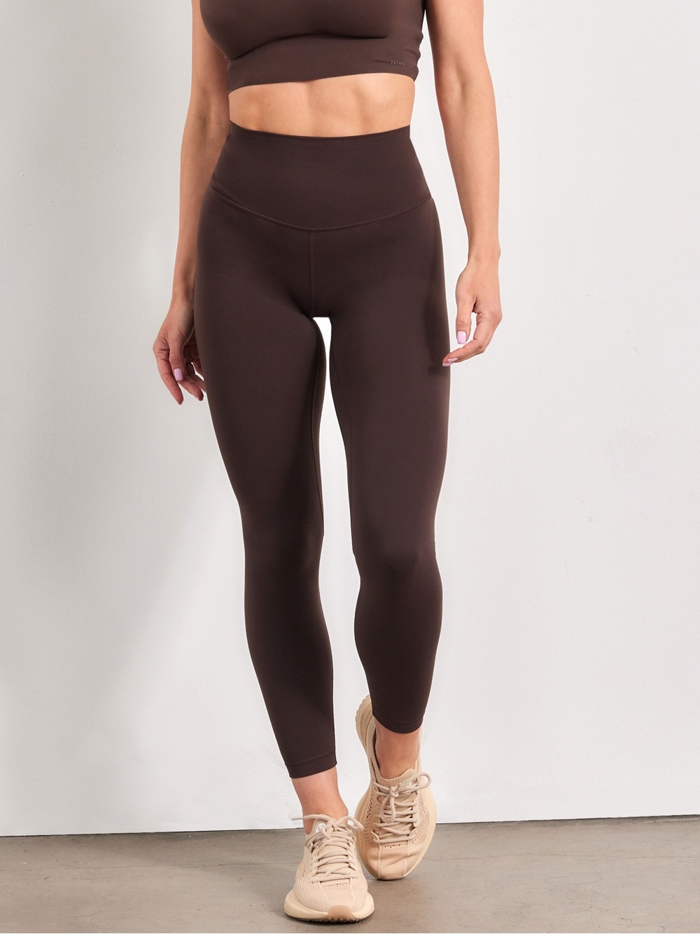 Lulu Lemon Yoga High-Waist Brown Leggings